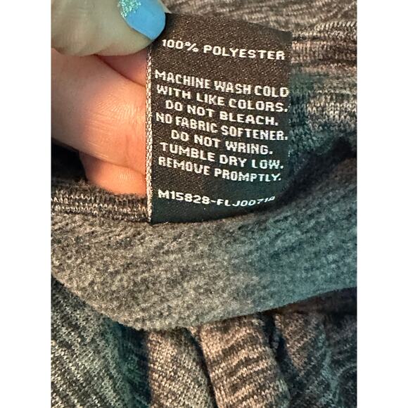 Bally heathered gray long sleeves athletic zippered jacket size Small - Picture 4 of 11